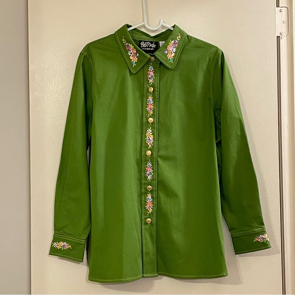 Bob Mackie Nwot Wearable Art Vintage Embroidered … - image 2